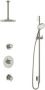 Hotbath IBS 2R Get Together inbouw doucheset Laddy rond chroom met ronde 3 standen handdouche 20cm hoofddouche met plafondbuis 30cm met glijstang - Thumbnail 1