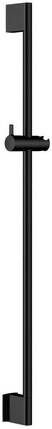 Hotbath Glijstang 90cm geïntegreerde waterinlaat rond PVD Gepolijst Zwart M305PBP