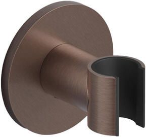 Hotbath Cobber wand handdouchehouder 7 x 7 x 5 cm geborsteld messing PVD - Foto 3