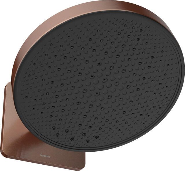 Hotbath &MORE Hoofddouche 30cm inbouw rond met box 2 functies Geborsteld koper PVD M620BCP - Foto 2