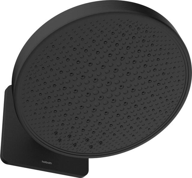 Hotbath &MORE Hoofddouche 30cm inbouw rond met box 2 functies Geborsteld zwart PVD M620MBP - Foto 2