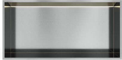 Hotbath &MORE Inbouwbox of inbouwnis 30x60x10 with LED IP44 Geborsteld gunmetal PVD BOX060LBGP - Foto 6