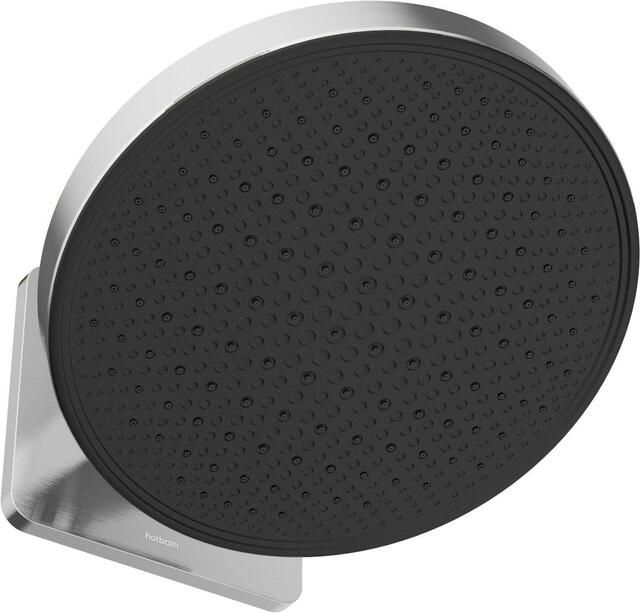 Hotbath Hoofddouche Cobber 1-F opbouw 300mm Kantelbare Wandarm Geborsteld Hoogglans Chroom - Foto 2