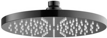 Hotbath Mate Hoofddouche Ø20cm rond Gepolijst Zwart PVD M100PBP