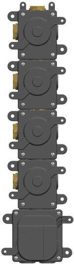 Hotbath MHF004 High Flow inbouwbox voor thermostaat met 4 stopkranen - Foto 1