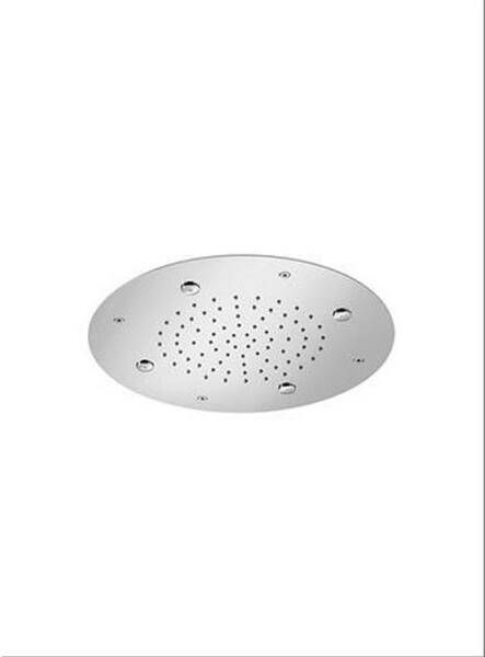 Douche Concurrent Hoofddouche Hotbath Mate Inbouw Plafond Rechthoek Geborsteld Nikkel 48x63cm met Waterval - Foto 2