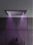 Hotbath Mate M146 Dualflow 50 x 50 cm vierkante hoofddouche met regendouche waterval functie en LED verlichting geborsteld nikkel - Thumbnail 2