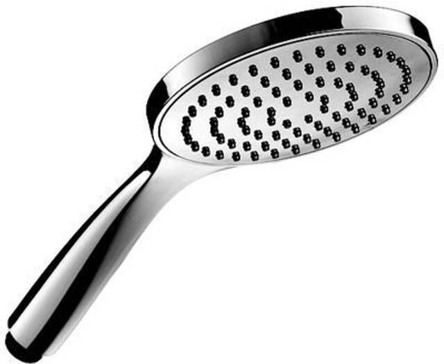Hotbath Mate ronde handdouche 26.8 ø13cm ABS kunststof nikkel geborsteld M360GN - Foto 2