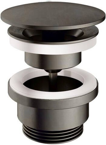 Hotbath Pal always open plug met schroef rond verouderd ijzer P708AI