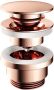 Hotbath Clickwaste Cobber Afvoerplug met Schroef Rond Roze Goud - Thumbnail 2