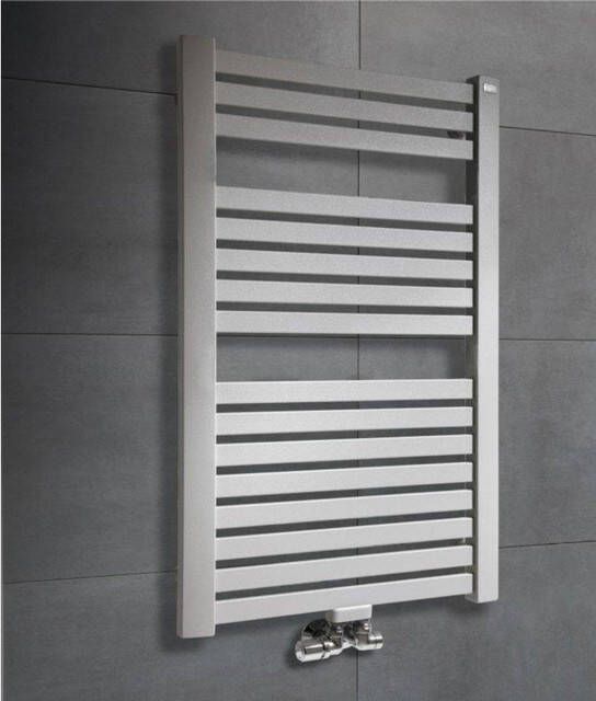 HR Badmeubelen Base Designradiator 56.5x6.6x141cm middenaansluiting 667 Watt dark graphit matt 74023103