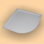 Huppe Purano douchebak Cast Marble kwartrond 100x100cm zonder ommanteling met antislip wit 202152055 - Thumbnail 3