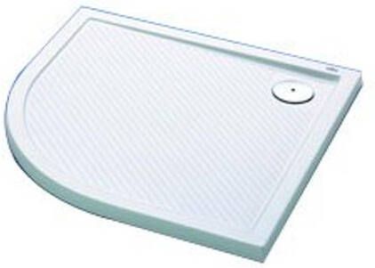 Huppe Purano douchebak Cast Marble kwartrond 100x100cm zonder ommanteling met antislip wit 202152055 - Foto 2