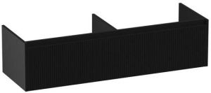IChoice Onderkast Semi-Milled 140 139x35x45.5cm Mat Zwart OK-SM140MZ