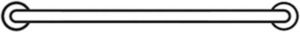 Ideal Standard Contour 21 wandgreep 70cm wit S6455AC