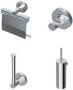 Ideal Standard Iom toiletaccessoires set met handdoekhaak closetrolhouder met deksel met closetborstelgarnituur en reserverolhouder chroom K7211NU - Thumbnail 1
