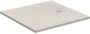 Ideal Standard Ultraflat Solid douchebak vierkant 80x80x3cm zandbeige K8214FT - Thumbnail 1