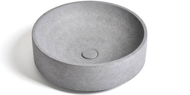 Ideavit Deco Waskom 45.5x45.5x14.5cm Beton Rond Grey 290304-B1