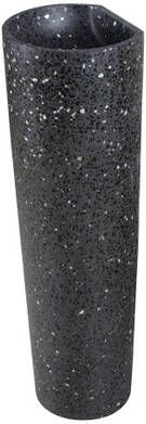 Ideavit Evo Wastafel vrijstaand 28x24 5x90cm concrete beton dark grey terrazzo 290297-E4 - Foto 1