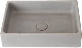 Ideavit Sol waskom 41.5x28cm rechthoek beton 290336-D5