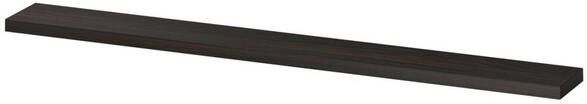 INK wandplank in houtdecor 3 5cm dik vaste maat voor vrije ophanging inclusief blinde bevestiging 120x20x3 5cm intens eiken
