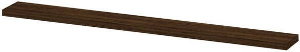 INK wandplank in houtdecor 3 5cm dik vaste maat voor vrije ophanging inclusief blinde bevestiging 120x20x3 5cm koper eiken