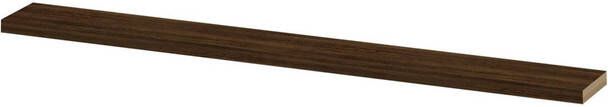 INK wandplank in houtdecor 3 5cm dik voorzijde afgekant voor ophanging in nis 180x20x3 5cm koper eiken