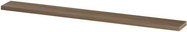 INK wandplank in houtdecor 3 5cm dik voorzijde afgekant voor ophanging in nis 180x20x3 5cm zuiver eiken