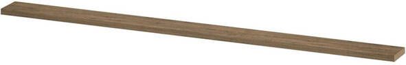 INK wandplank in houtdecor 3 5cm dik voorzijde afgekant voor ophanging in nis 275x20x3 5cm naturel eiken