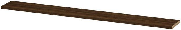 INK wandplank in houtdecor 3 5cm dik voorzijde afgekant voor ophanging in nis 275x35x3 5cm koper eiken