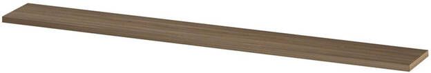 INK wandplank in houtdecor 3 5cm dik voorzijde afgekant voor ophanging in nis 275x35x3 5cm zuiver eiken