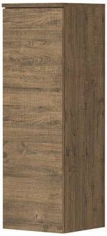 Ink Half hoge kast rechts 1 deur met grepen hout décor Naturel eiken 350x350x1060 mm (bxdxh)