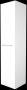 Basic Algemeen hoge kast met 1 deur met greep en glazen legplanken 35 x 150 x 35 cm ice white - Thumbnail 1
