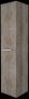 Basic Algemeen hoge kast met 1 deur met greep en glazen legplanken 35 x 150 x 35 cm Scotch Oak - Thumbnail 1