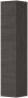 Ink Hoge kast met greep hout decor 1 deur l s- of rechtsdraaiend Oergrijs 350x350x1690 mm (bxdxh) - Thumbnail 1