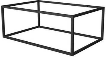 INK Ferro wastafel frame 70x45x27cm staal zwart mat 1901252