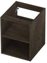 Ink Fineer Regaal 40x43x52cm open tbv onderkast 40x52cm MDF Fineer Charcoal 1221633