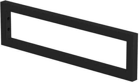 INK handdoekbeugel 1.5x44.5x12cm rechthoek Staal zwart mat 1910071
