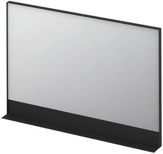 INK SP14 rechthoekige spiegel inclusief planchet 80 x 120 x 10 cm mat zwart