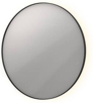 INK SP17 Spiegel 100x4x100cm LED onder en boven colour changing dimbaar in stalen kader aluminium zwart mat 8408585