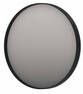 INK SP17 ronde spiegel in stalen kader met dimbare indirecte LED-verlichting color changing spiegelverwarming en schakelaar 40 x 4 x 40 cm geborsteld metal black