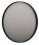 INK SP17 ronde spiegel in stalen kader met dimbare indirecte LED-verlichting color changing spiegelverwarming en schakelaar 40 x 4 x 40 cm geborsteld metal black - Thumbnail 1