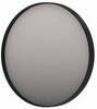 INK SP17 spiegel 60x4x60cm rond in stalen kader incl indir LED verwarming color changing dimbaar en schakelaar geborsteld metal black 8409461