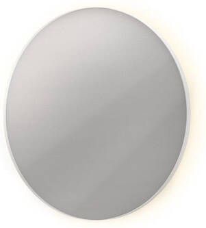 INK SP17 Spiegel 80x4x80cm LED onder en boven colour changing dimbaar in stalen kader aluminium wit mat 8408576