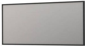 INK SP18 rechthoekige spiegel verzonken in stalen kader 80 x 180 x 4 cm mat zwart
