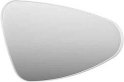 INK SP22 spiegel met organische vorm in stalen kader rechter versie 50 x 80 x 4 cm mat wit