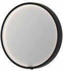 INK SP24 ronde spiegel in stalen kader met dimbare LED-verlichting color changing spiegelverwarming en schakelaar 40 x 4 x 40 cm geborsteld metal black