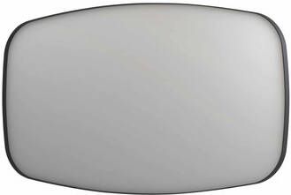 INK SP29 contour spiegel rechthoekig met afgeronde hoeken verzonken in kader 140 x 4 x 80 cm mat zwart