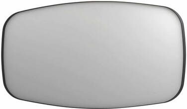 INK SP29 contour spiegel rechthoekig met afgeronde hoeken verzonken in kader 160 x 4 x 80 cm mat zwart