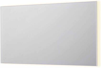 INK SP32 rechthoekige spiegel in stalen kader met dimbare indirect LED-verlichting spiegelverwarming color changing en schakelaar 140 x 4 x 80 cm mat wit